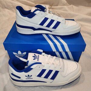 Adidas | Originals Forum Low CL Cloud White/Royal Blue